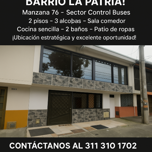 Barrio La Patria Manzana 76